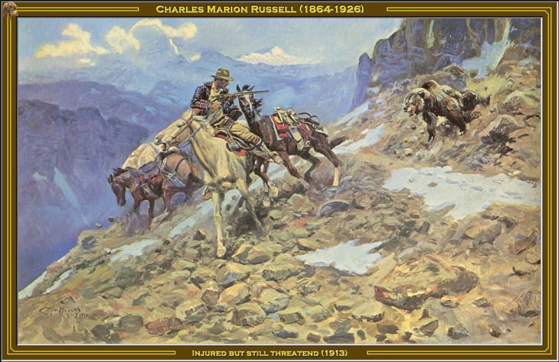Charles Russell-Injured But Still Threatend(1913) Po Amp 051. Чарльз Мэрион Рассел