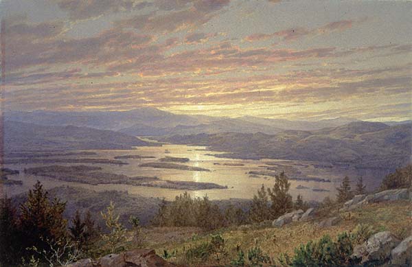 Lake Squam from Red Hill MMA. William Trost Richards