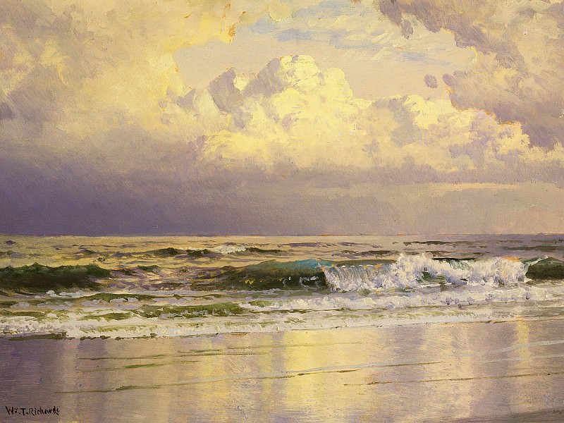 Unknown (Seascape), William Trost Richards - 1600x1200 - ID. Уильям Трост Ричардс