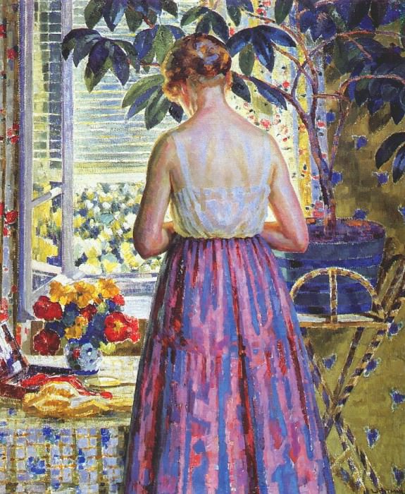 ritman lady by a window 1918. Ritman