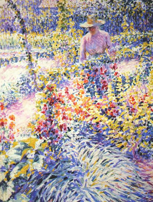 ritman picking flowers 1916. Ritman