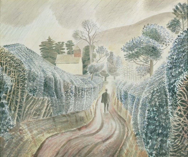 Wet Afternoon. Eric Ravilious