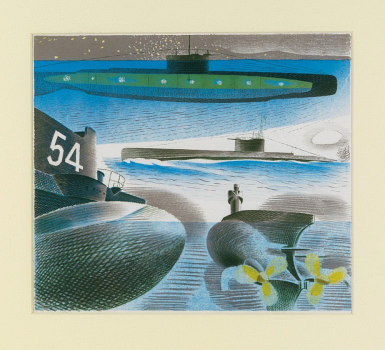 Different Aspects of Submarines. Eric Ravilious