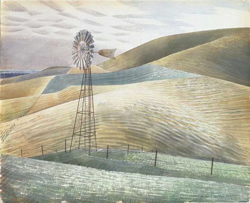 Windmill. Eric Ravilious