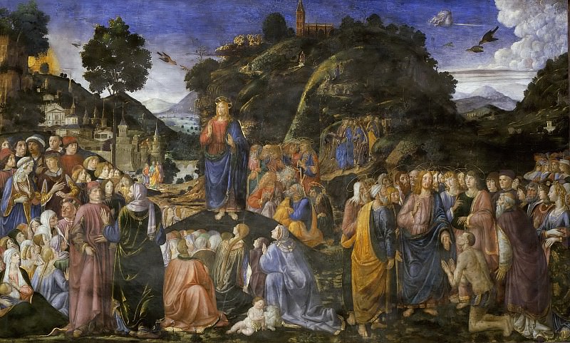 Sermon on the Mount. Cosimo Rosselli