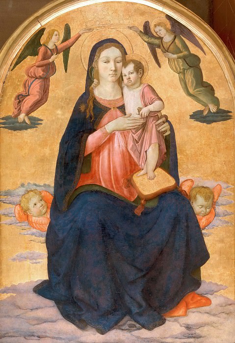 Mary with the Child and angels