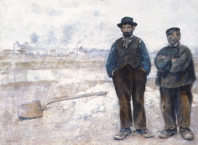 The Two Workmen. Jean-François Raffaëlli