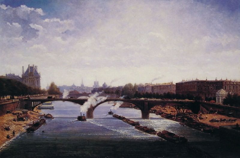 Le pont de solferino Paris. Gazzoli Enric De Rossi