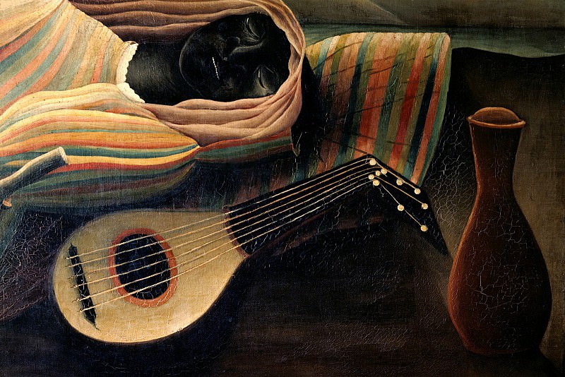 The Sleeping Gypsy, Rousseau, 1897 - 1600x1200 - ID 8143. Анри Руссо