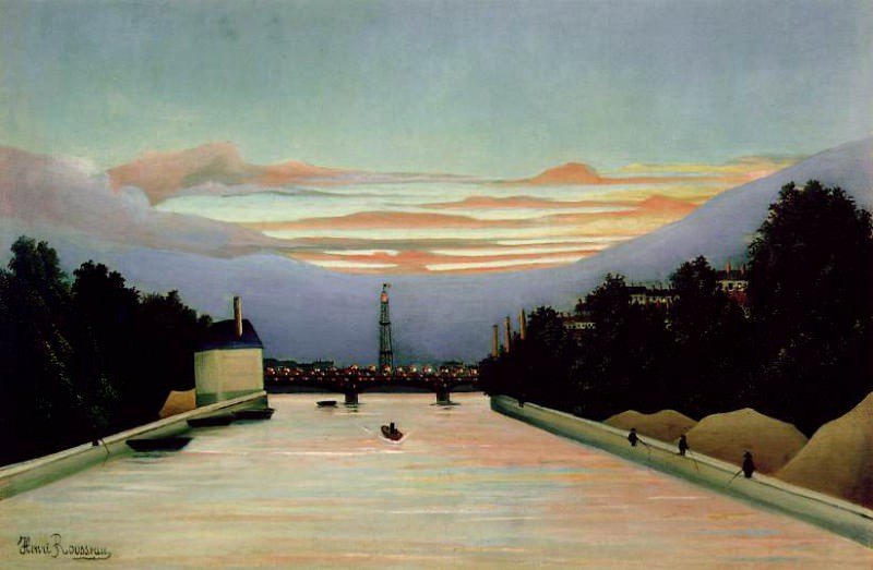 Rousseau,H. La tour Eiffel, ca 1898, Museum of Fine Arts, Ho. Henri Julien Felix Rousseau