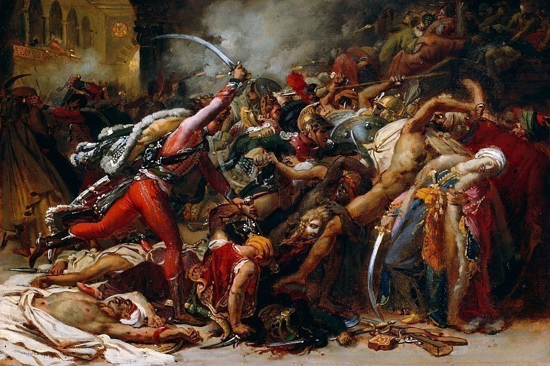 The Revolt of Cairo. Anne-Louis Girodet de Roucy-Trioson