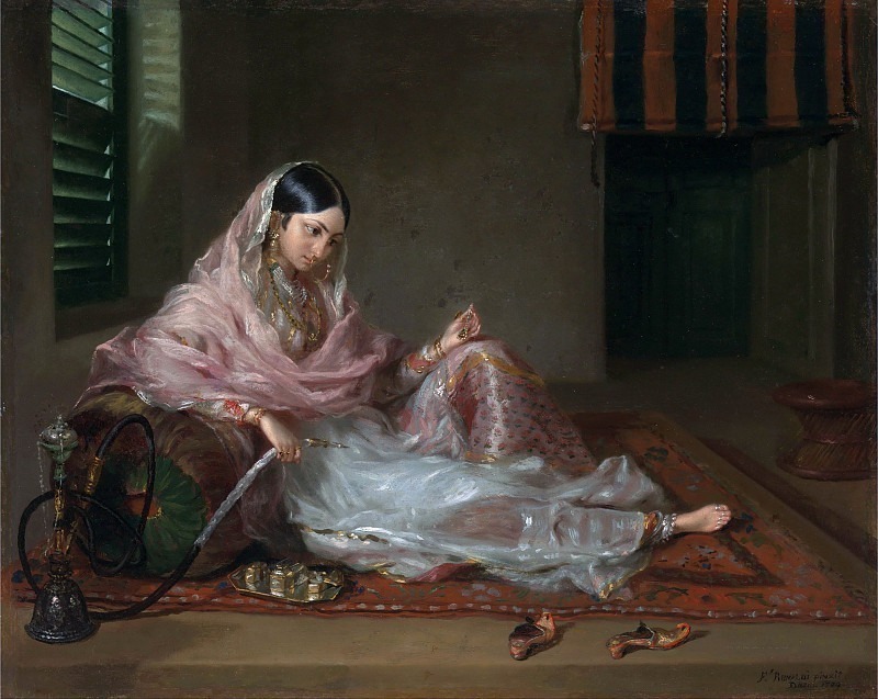 Muslim Lady Reclining. Francesco Renaldi