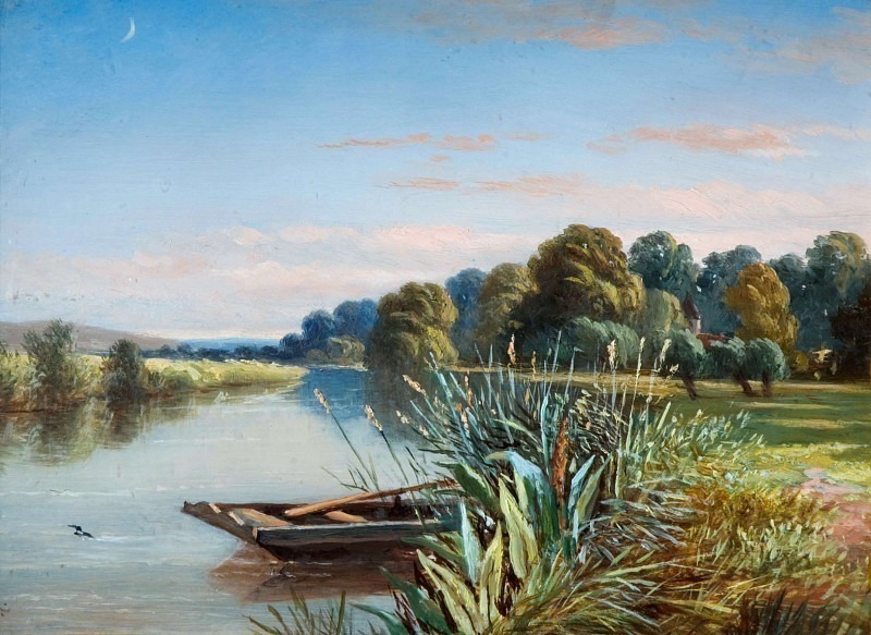 River Scene. Charles Walter Radclyffe