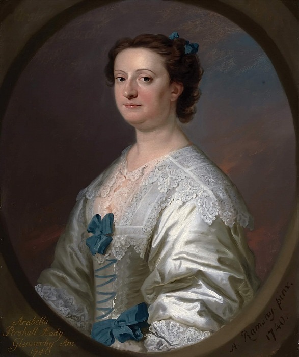 Arabella Pershall, Lady Glenorchy. Allan Ramsay