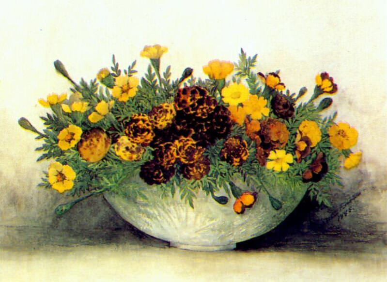 robbins marigolds 1885. Роббинс