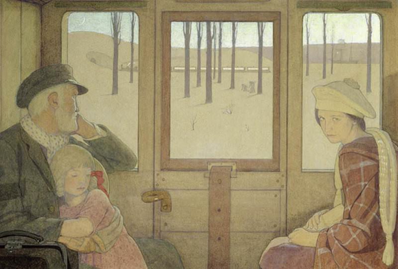 The Long Journey. Frederick Cayley Robinson