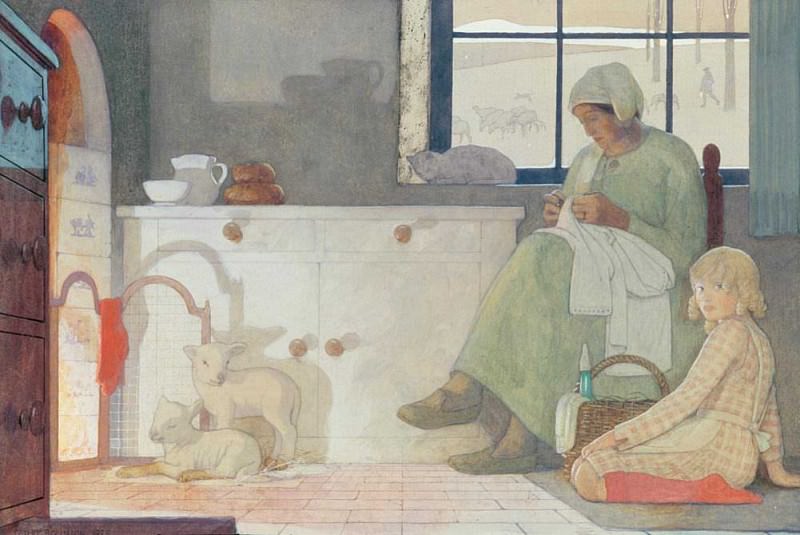 The Foster Mother. Frederick Cayley Robinson