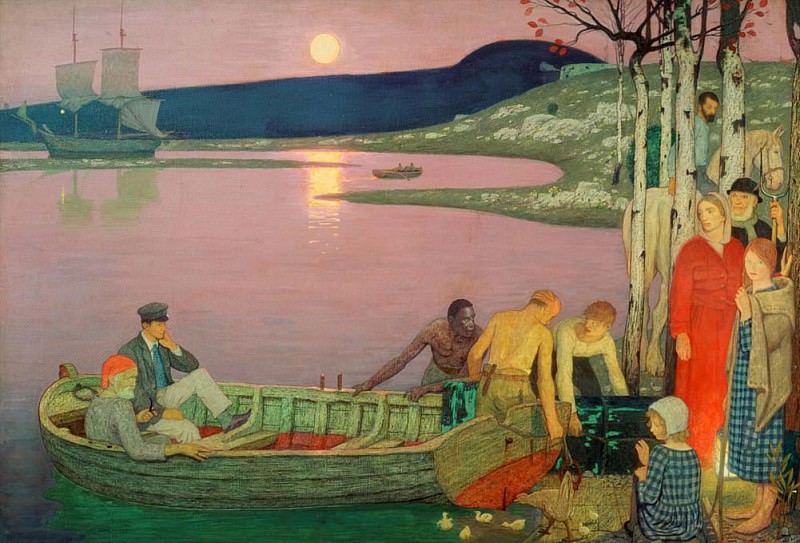 The Call of the Sea. Frederick Cayley Robinson