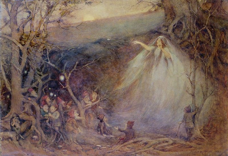 Queen Mab from Shelleys poem. Henry Meynell Rheam