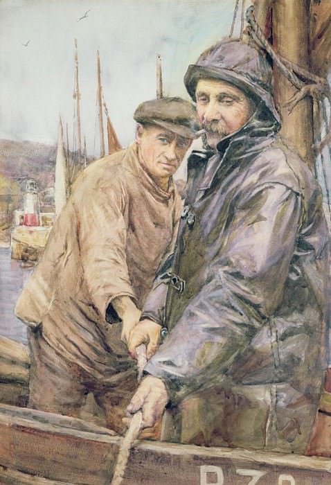 Рыбаки и сеть. Генри Мейнелл Рим