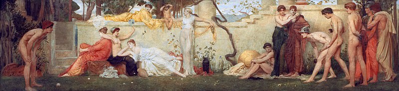 The Bowlers. Sir William Blake Richmond