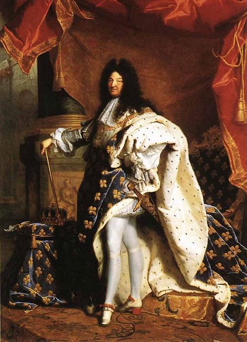 Portrait Of Louis XIV 1701. Hyacinthe Rigaud