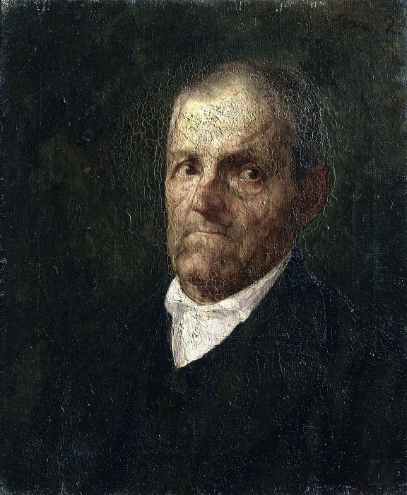 Head of an old man. Giovanni Rossi