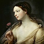 Muchacha con una rosa, Guido Reni