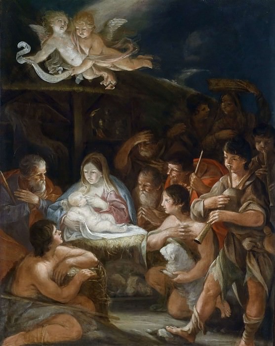 The Adoration of the Shepherds. Guido Reni