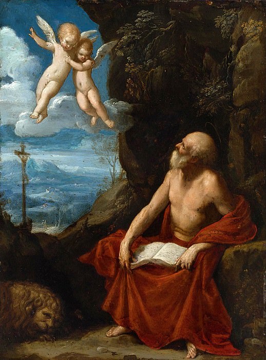 Saint Jerome. Guido Reni