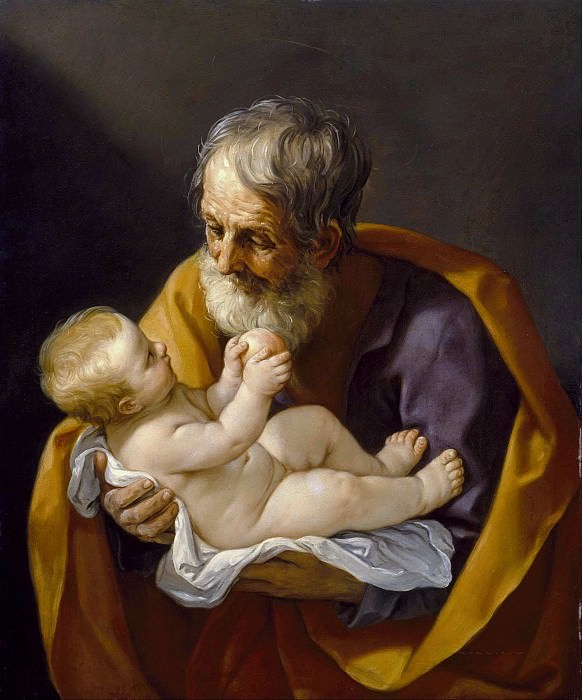 Saint Joseph and the Christ Child. Guido Reni