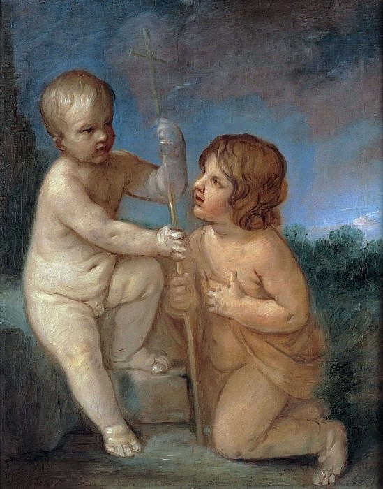 The infant Jesus and St. John. Guido Reni