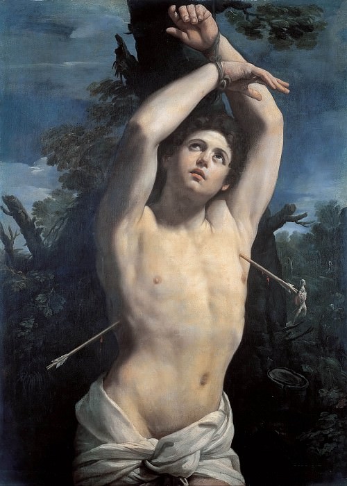 Saint Sebastian. Guido Reni