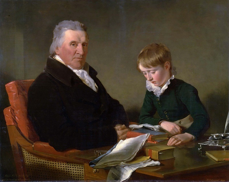 Francis Noel Clarke Mundy and His Grandson, William Mundy