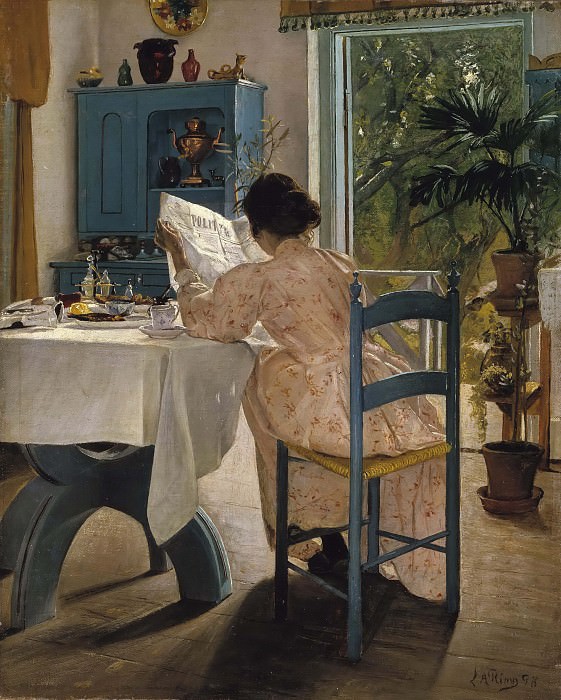 At Breakfast. Lauritz Anderson Ring