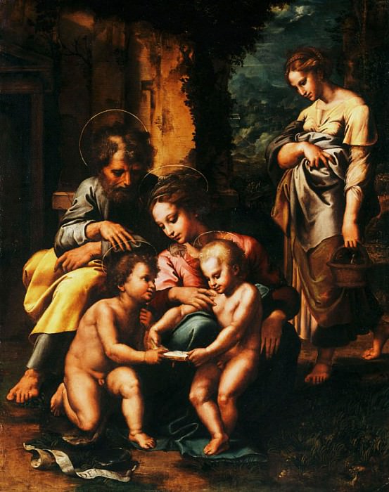 The Spinola Holy Family. Giulio Romano