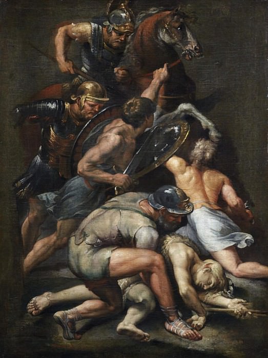 Battle Piece. Giulio Romano