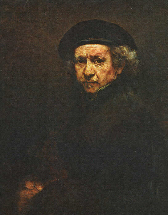 REMBRANDT SELF-PORTRAIT 1659 NG WASHINGTON. Rembrandt Harmenszoon Van Rijn