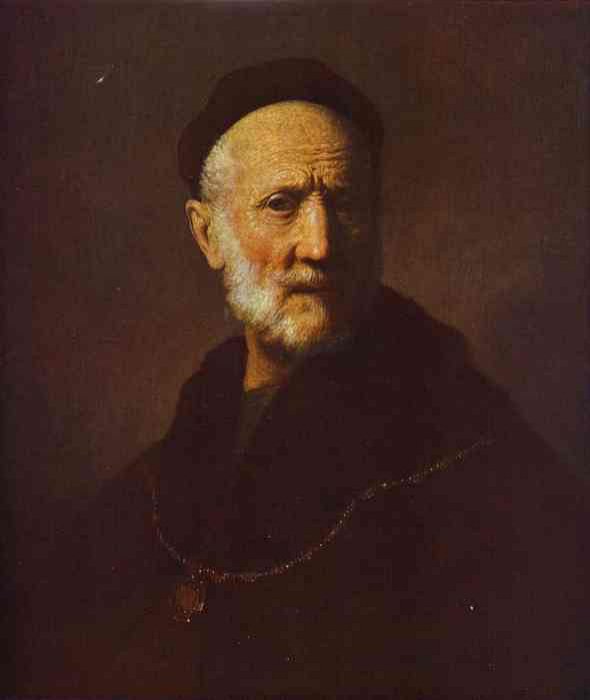 Portrait of an old man. Rembrandt Harmenszoon Van Rijn