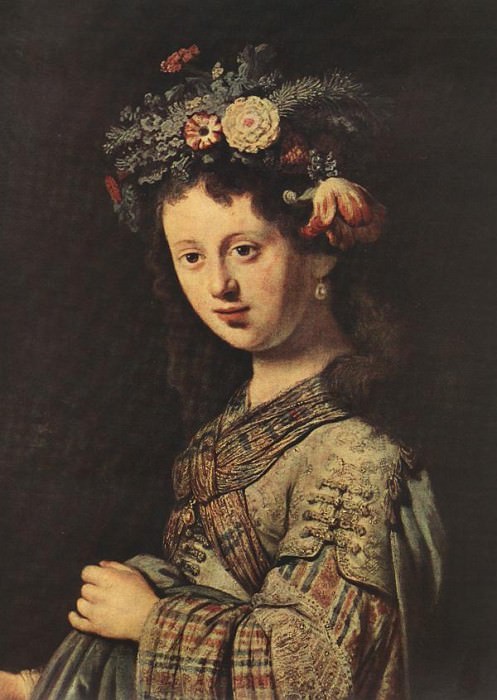 flora. Rembrandt Harmenszoon Van Rijn