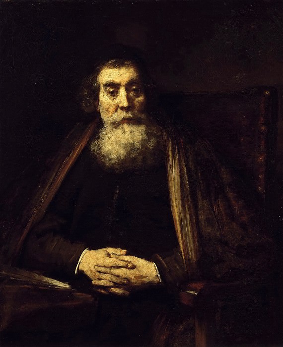 Portrait of Johan Amos Comenius. Rembrandt Harmenszoon Van Rijn
