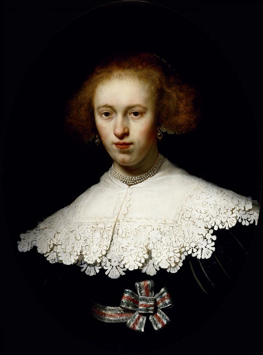 Portrait of a Young Woman. Rembrandt Harmenszoon Van Rijn