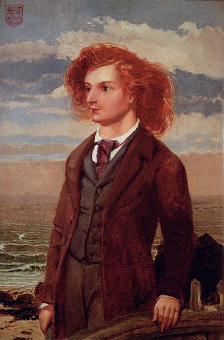Portrait of Algernon Charles Swinburne (1837-1909). William Bell Scott