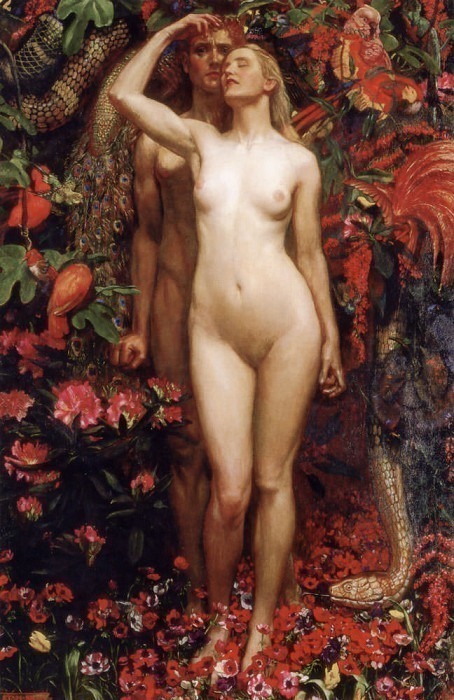 The Woman, The Man and the Serpent. John Byam Liston Shaw