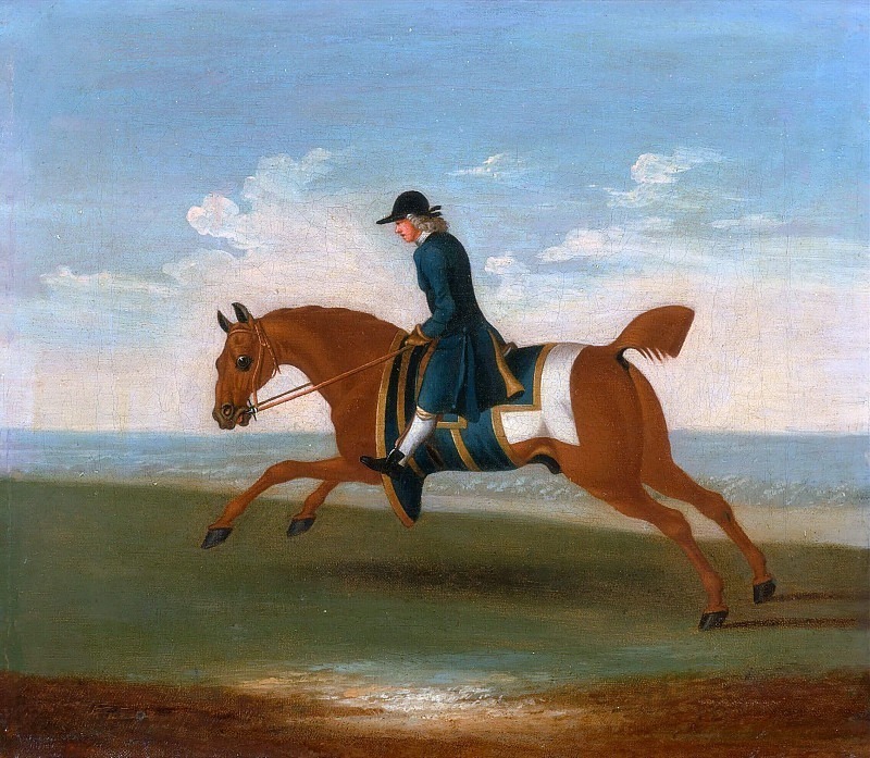 Один из четырёх портретов лошадей. Джеймс Сеймур