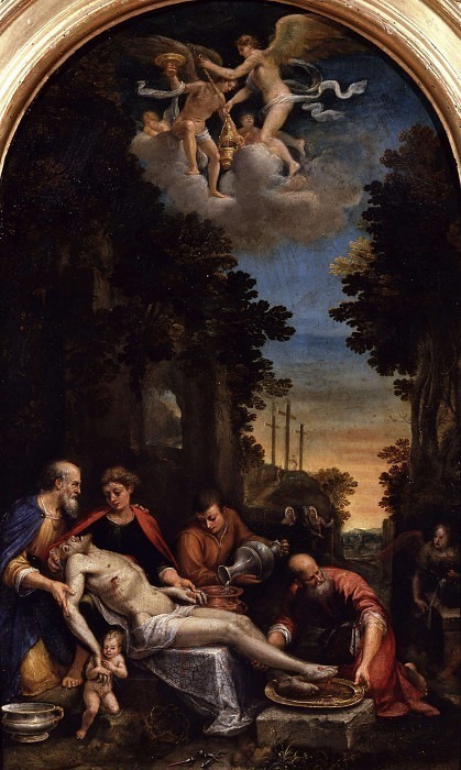 Deposition of Christ in the tomb. Emilio Savonanzi