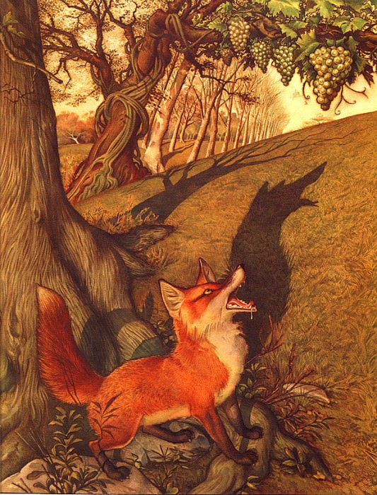 lrs Santore Charles The Fox and the Grapes, Charles Santore