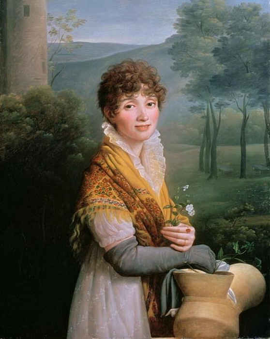 Portrait of a Young Woman. Gioacchino Giuseppe Serangeli