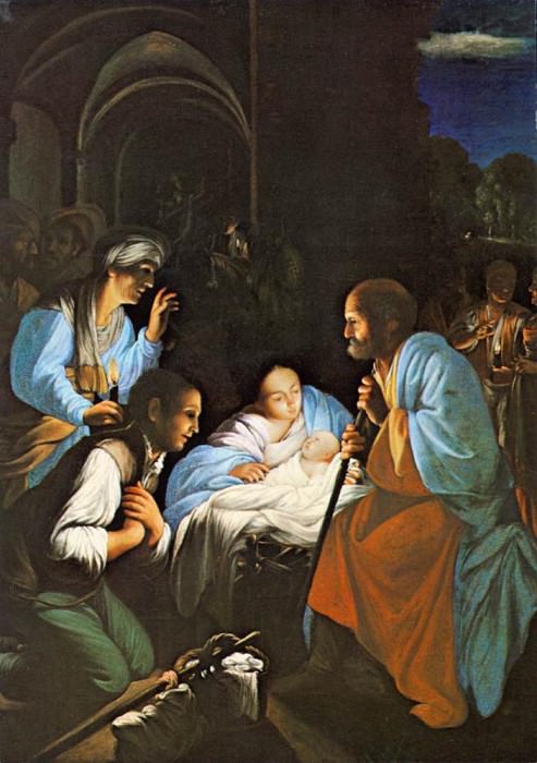 SARACENI Carlo The Birth Of Christ. Карло Сарачени