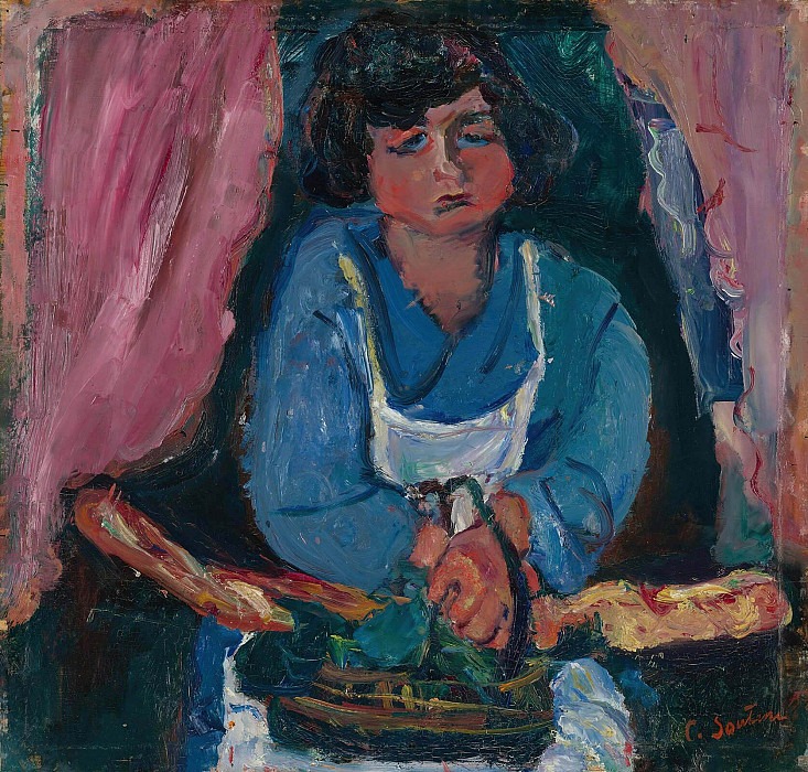 The Maid in Blue, Chaïm Soutine